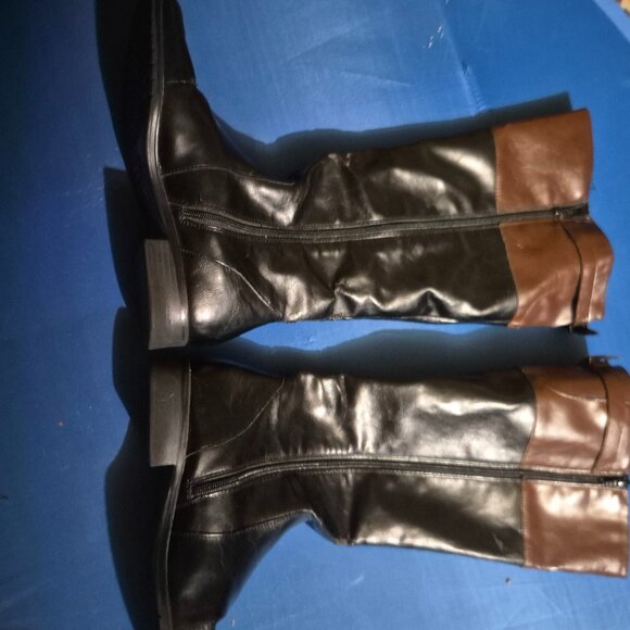 Nine West Leather Upper Boots - Picture 1 of 5